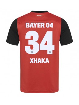 Moški Nogometna dresi replika Bayer Leverkusen Granit Xhaka #34 Domači 2024-25 Kratek rokav